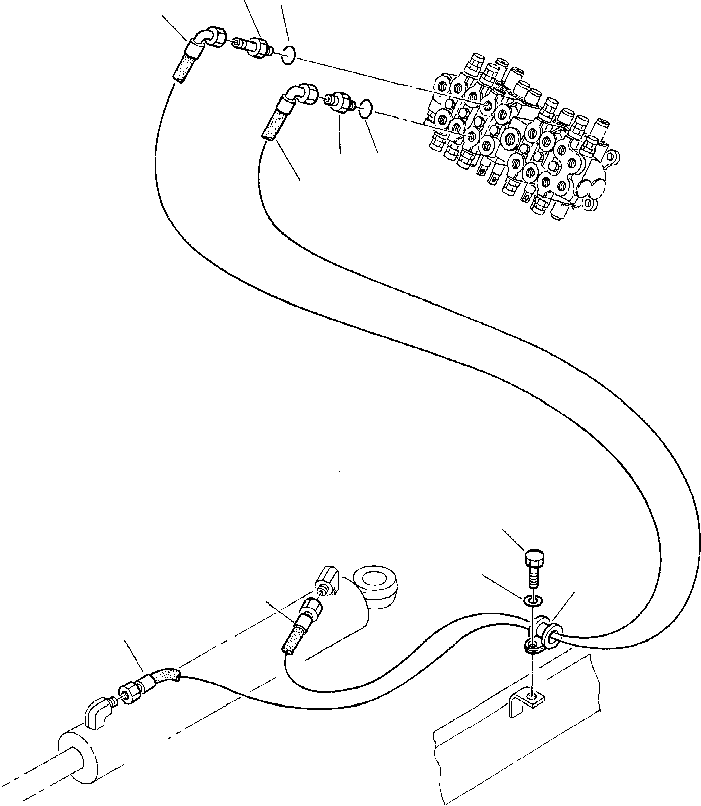 Excavators Komatsu / PC45-1 S/N F1001-Up(pc45_1) / HYDRAULIC PIPING (BOOM SWING LINE)(G-0310 : 6731)