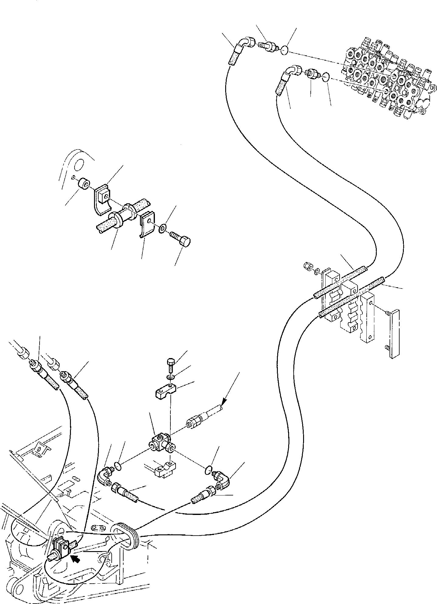 Excavators Komatsu / PC45-1 S/N F1001-Up(pc45_1) / HYDRAULIC PIPING (ATTACHMENT) (1/2)(H-0040 : 7101)