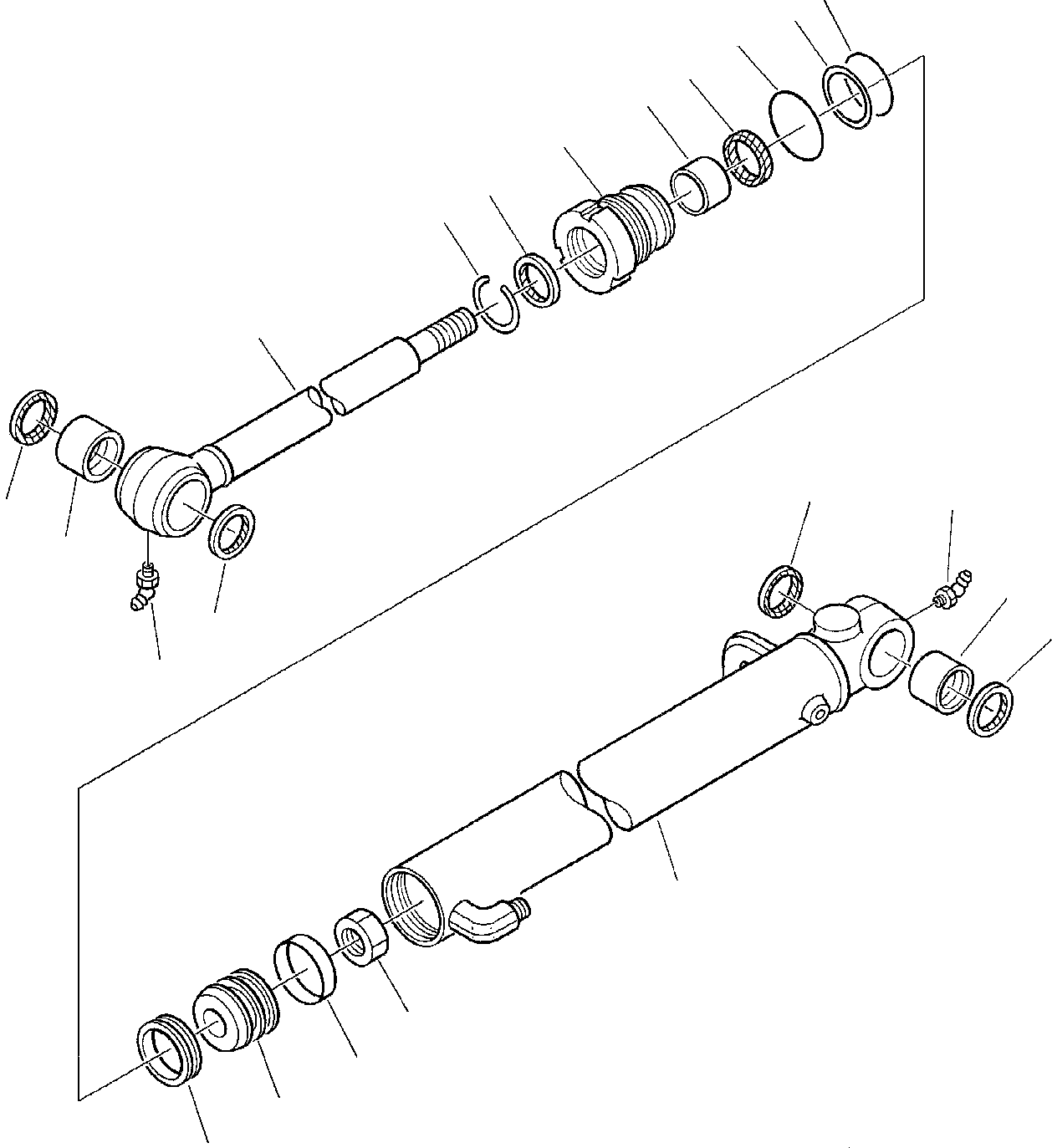 Excavators Komatsu / PC45-1 S/N F1001-Up(pc45_1) / BUCKET CYLINDER(H-0120 : 7581)