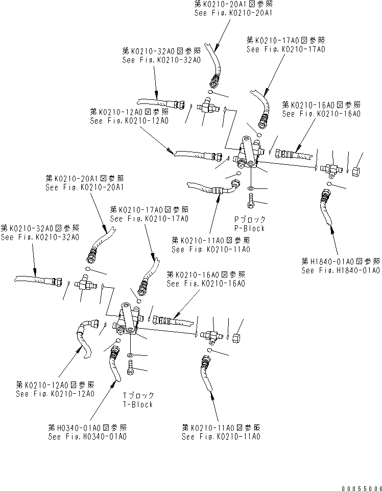 Komatsu parts book diagram for PC50MR-2 S/N 5001-UP (For North America): OPERATOR'S CAB (BLOCK) (FOR ATTACHIMENT AND POWER ANGLEL)(#7183-)