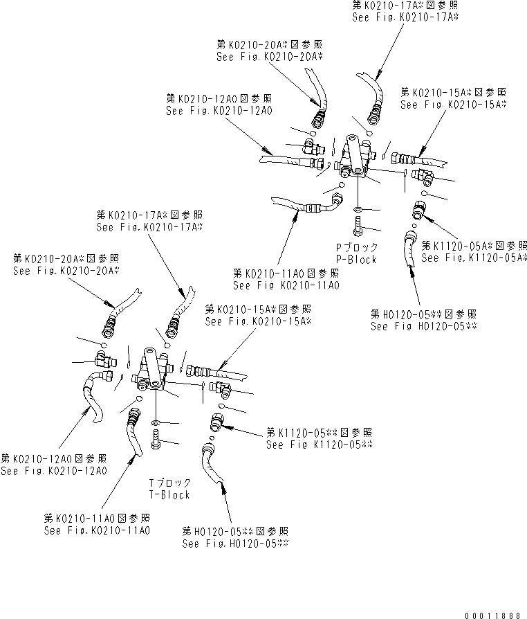 Komatsu parts book diagram for PC50MR-2 S/N 5001-UP (For North America): OPERATOR'S CAB (BLOCK) (FOR ATTACHIMENT AND POWER ANGLEL) (WITH AIR CONDITIONER)(#6004-)