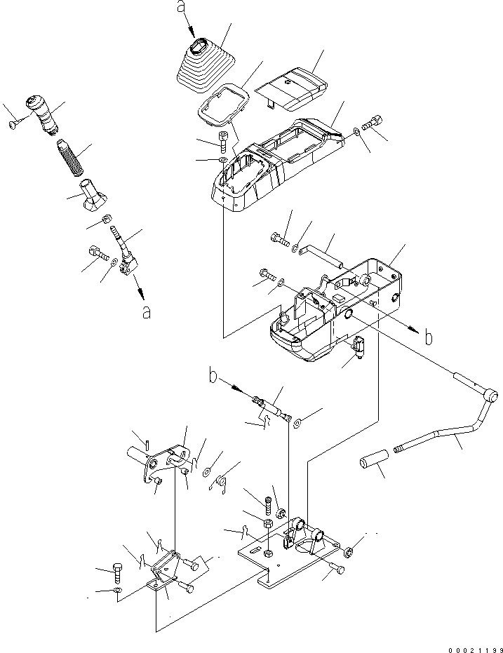 Komatsu parts book diagram for PC50MR-2 S/N 5001-UP (For North America): OPERATOR'S CAB (CONSOLE L.H.) (FOR P.A. ? WITH AIR CONDITIONER)(#6004-)