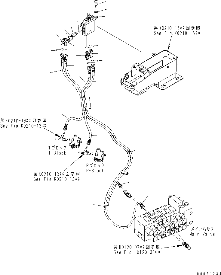 Komatsu parts book diagram for PC50MR-2 S/N 5001-UP (For North America): OPERATOR'S CAB (BLADE CONTROL) (FOR POWER ANGLE)(#7183-)