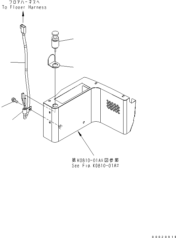Komatsu parts book diagram for PC50MR-2 S/N 5001-UP (For North America): POWER SOURCE