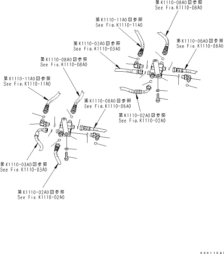 Komatsu parts book diagram for PC50MR-2 S/N 5001-UP (For North America): FLOOR FRAME (BLOCK) (CANOPY)