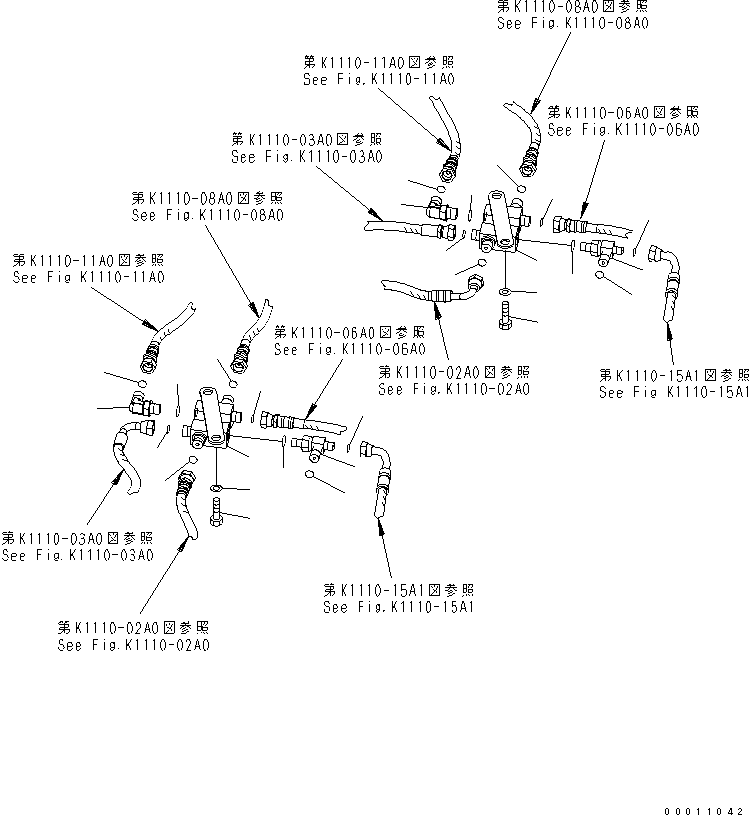 Komatsu parts book diagram for PC50MR-2 S/N 5001-UP (For North America): FLOOR FRAME (BLOCK) (CANOPY) (ATTACHMENT)