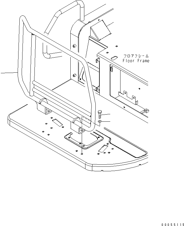 Excavators Komatsu / PC50MR-2 S/N 5001-UP (For North America)(pc50mr-c) / HAND REAL (FOR NORTH AMERICA)(#8550-)(211240 : K1810-01A4)