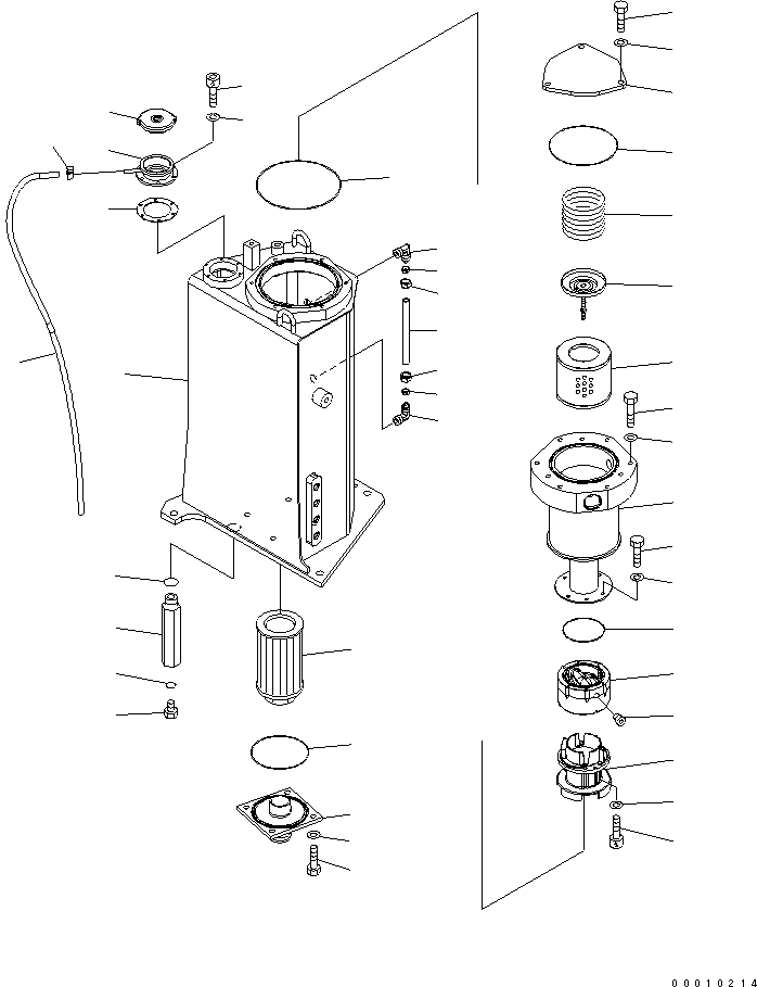 Excavators Komatsu / PC50MR-2 S/N 5001-UP (For EU)(pc50mr1c) / HYDRAULIC TANK (TANK)(150010 : H0110-01A0)