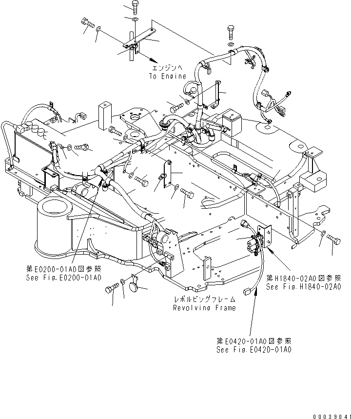 Komatsu parts book diagram for PC50MR-2 S/N 5001-UP (For High Altitude): WIRING (HARNESS) (2/2) (HIGH ALTITUDE SPEC.)