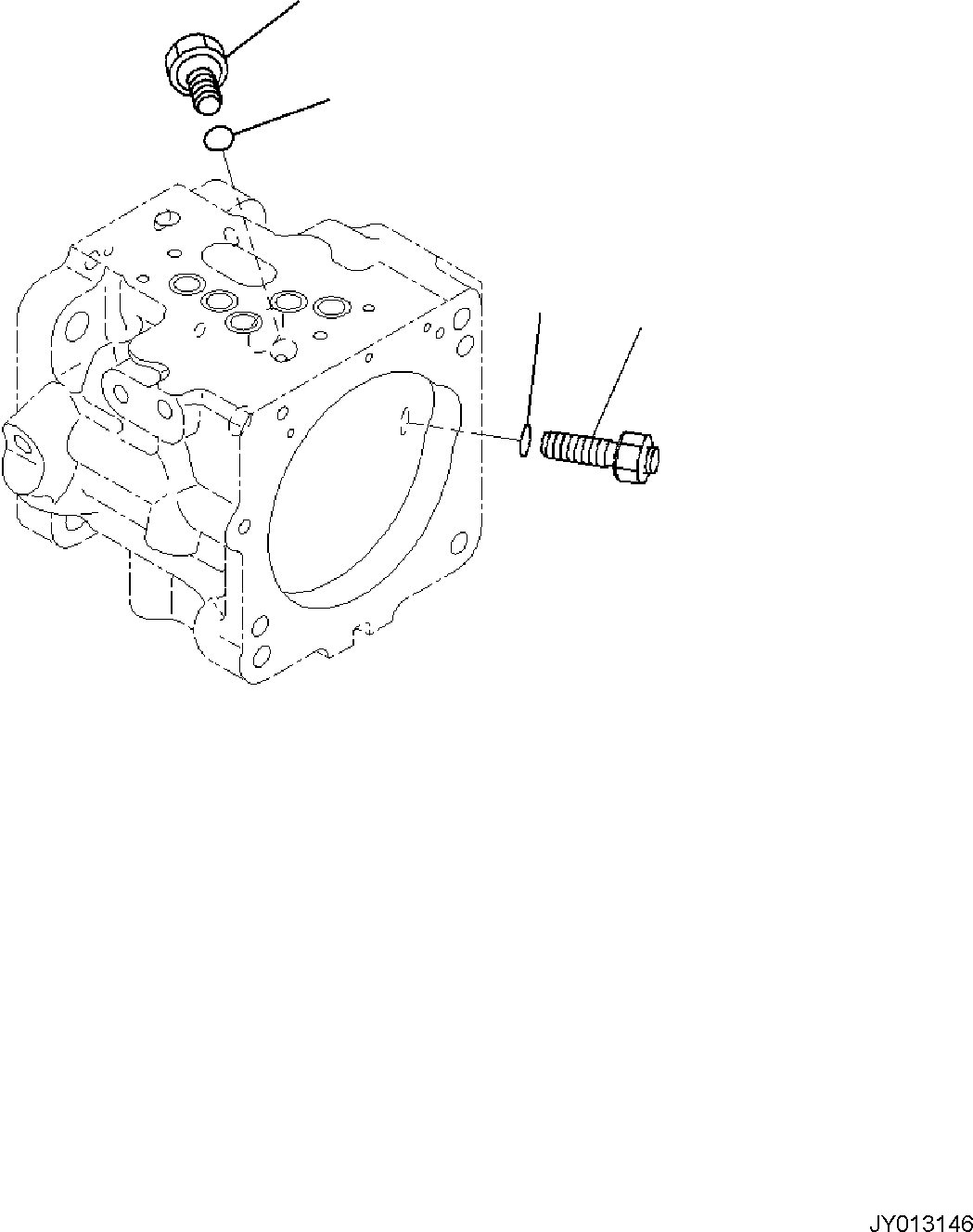 Komatsu parts book diagram for PC50MR-2 S/N F00103 AND UP: HYDRAULIC PUMP (5/5)