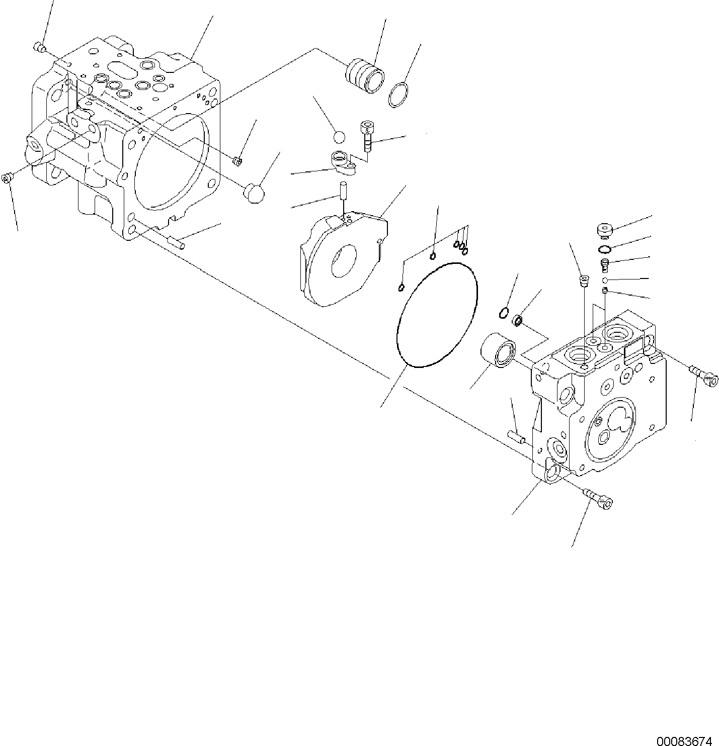 Komatsu parts book diagram for PC50MR-2 S/N F00103 AND UP: HYDRAULIC PUMP (FOR AIR CONDITIONING) (1/6)