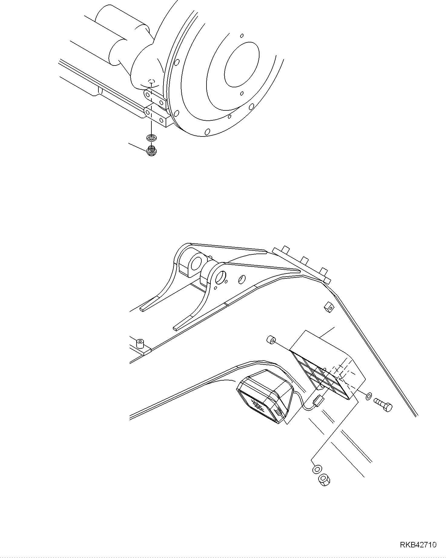 Komatsu parts book diagram for PC50MR-2 S/N F00103 AND UP: EQUIPMENT (TBG VERSION)