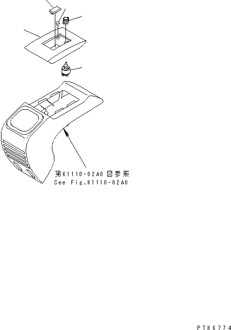 Komatsu parts book diagram for PC58UU-3 S/N 20001-UP: FLOOR FRAME (ELECTRICAL PARTS) (FOR CANOPY)
