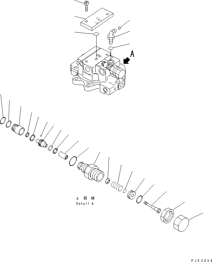 Komatsu parts book diagram for PC58UU-3 S/N 20001-UP: SWING MOTOR (3/3)