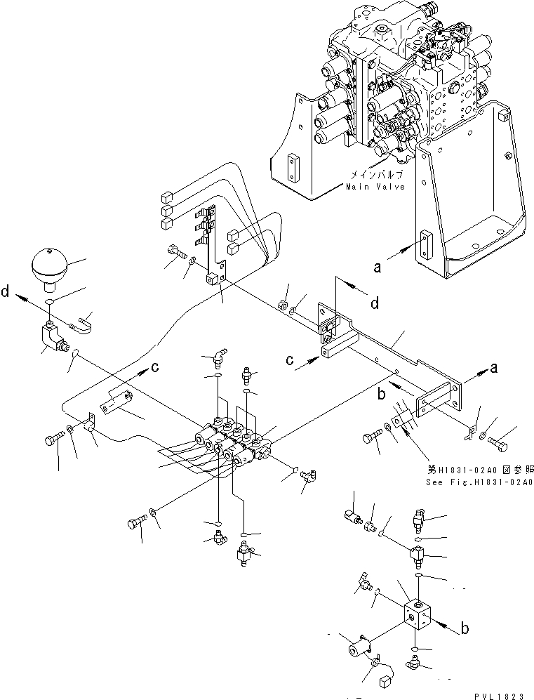 Excavators Komatsu / PC600-6KJ S/N 10001-UP(pc600-0u) / SOLENOID VALVE (SOLENOID AND EPC VALEVE)(#10001-10999)(150420 : H1831-01A0)