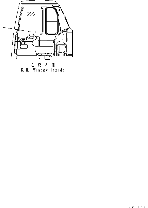 Komatsu parts book diagram for PC600-6A-KJ S/N 10001-UP: MARKS AND PLATES (SIFT PATTERN ? ISO) (KUK)(#10061-)