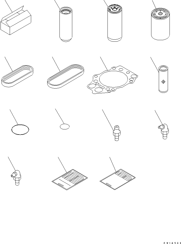 Komatsu parts book diagram for PC600-6A-KJ S/N 10001-UP: SPARE PARTS(#11001-)