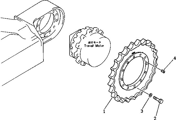 Excavators Komatsu / PC60L-5 S/N 7501-UP(pc60l-5r) / SPROCKET(060030 : 2301)