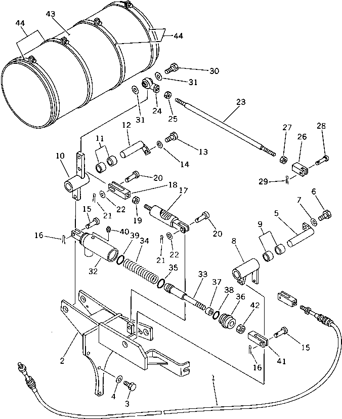Excavators Komatsu / PC60L-5 S/N 7501-UP(pc60l-5r) / FUEL CONTROL (WITH AUTO DECELERATION) (WITH MODE SELECTOR OLSS)  (EXCEPT JAPAN)(120030 : 4011)