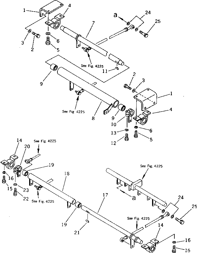 Excavators Komatsu / PC60L-5 S/N 7501-UP(pc60l-5r) / SPECIAL WORK EQUIPMENT CONTROL LEVER GROUP (2/2)(120170 : 4224)