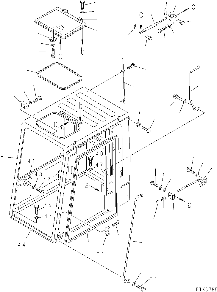 Excavators Komatsu / PC60L-5 S/N 7501-UP(pc60l-5r) / OPERATOR