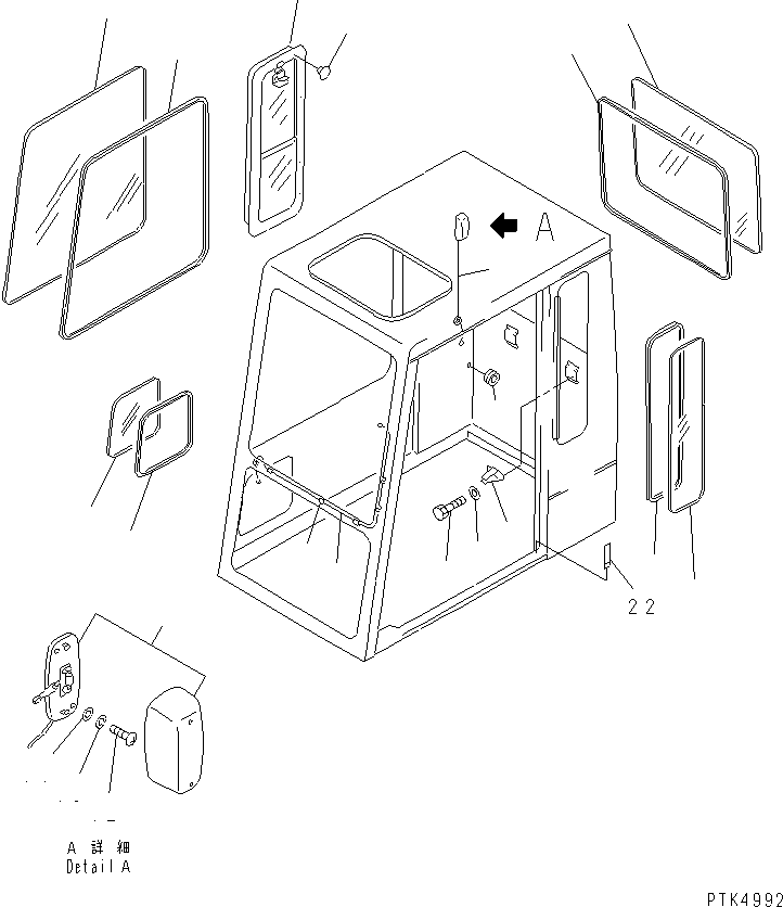 Excavators Komatsu / PC60L-5 S/N 7501-UP(pc60l-5r) / OPERATOR