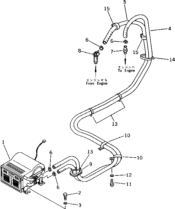Excavators Komatsu / PC60L-5 S/N 7501-UP(pc60l-5r) / CAR HEATER(150190 : 5431)