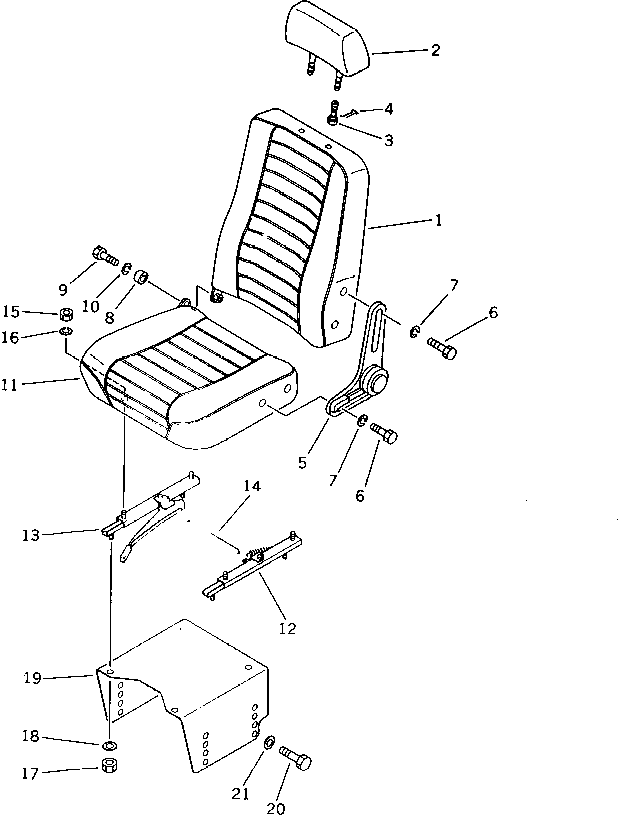 Excavators Komatsu / PC60L-5 S/N 7501-UP(pc60l-5r) / OPERATOR