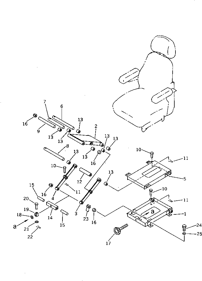 Excavators Komatsu / PC60L-5 S/N 7501-UP(pc60l-5r) / OPERATOR