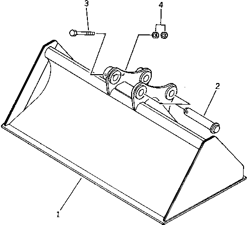 Excavators Komatsu / PC60L-5 S/N 7501-UP(pc60l-5r) / SLOPE FINISHING BUCKET(210140 : 7161)