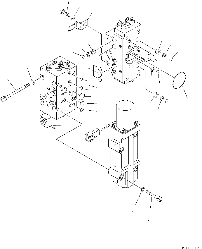 Komatsu parts book diagram for PC650-6A S/N 30001-UP: MAIN PUMP (13/14) (NO.1 PUMP)