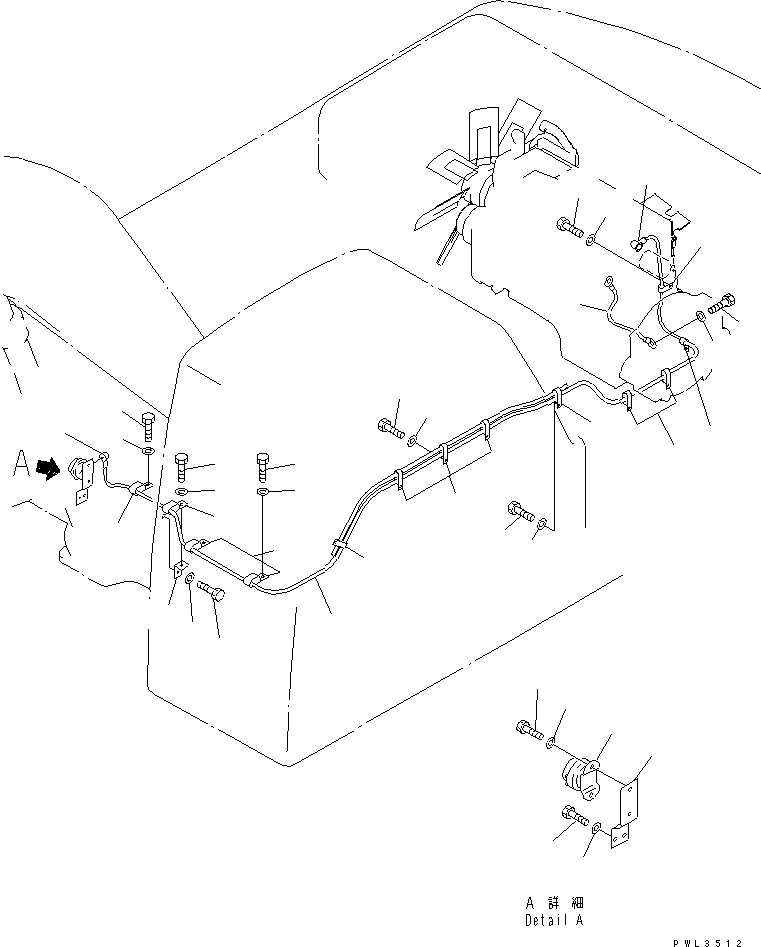Komatsu parts book diagram for PC650-6 S/N 30001-UP: WIRING (STARTING HARNESS)(#30001-30999)