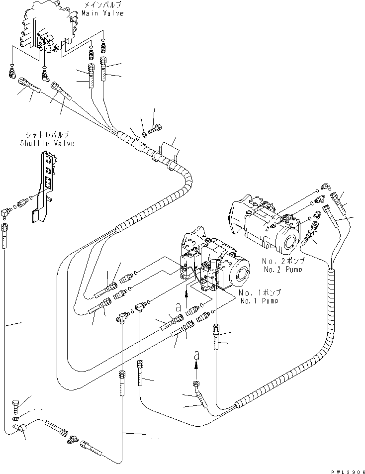 Komatsu parts book diagram for PC650-6 S/N 30001-UP: O.L.S.S. LINE(#30001-30999)