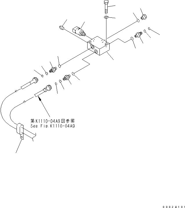 Komatsu parts book diagram for PC650LC-7-M1 S/N 40001-UP: ATTACHMENT PPC LINE (PPC) (FOR BREAKER)