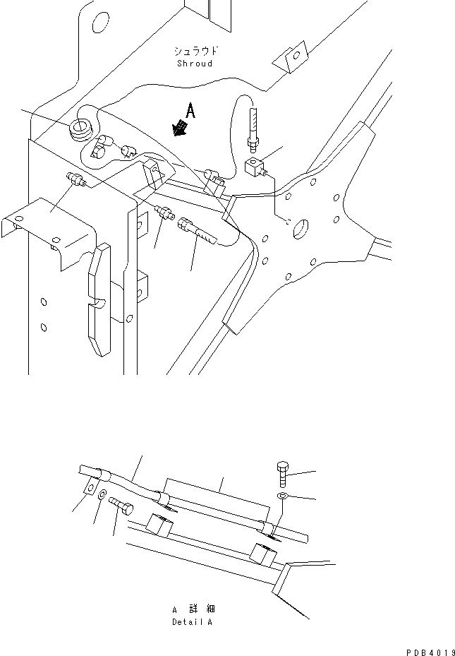 Excavators Komatsu / PC750LC-6K-01 S/N K30001-UP(pc750lcu) / COOLING (FAN PULLEY LUBRICATION)(#K30001-K31999)(060030 : C0100-02A0)