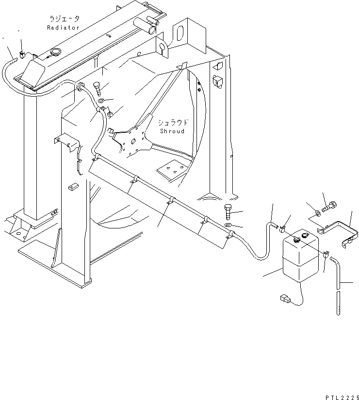 Excavators Komatsu / PC750LC-6K-01 S/N K30001-UP(pc750lcu) / COOLING (SUB TANK)(#K30055-K31999)(060150 : C0100-09A0A)