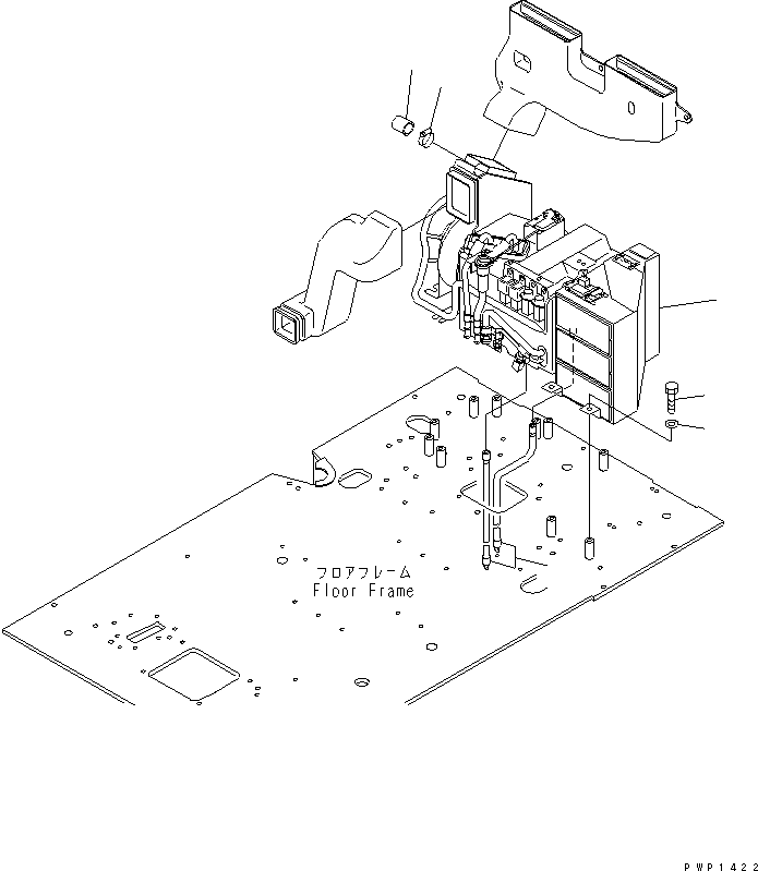 Excavators Komatsu / PC750LC-6K-01 S/N K30001-UP(pc750lcu) / AIR CONDITIONER (AIR CONDITIONER UNIT)(#K32001-)(240500 : K0710-01A1)