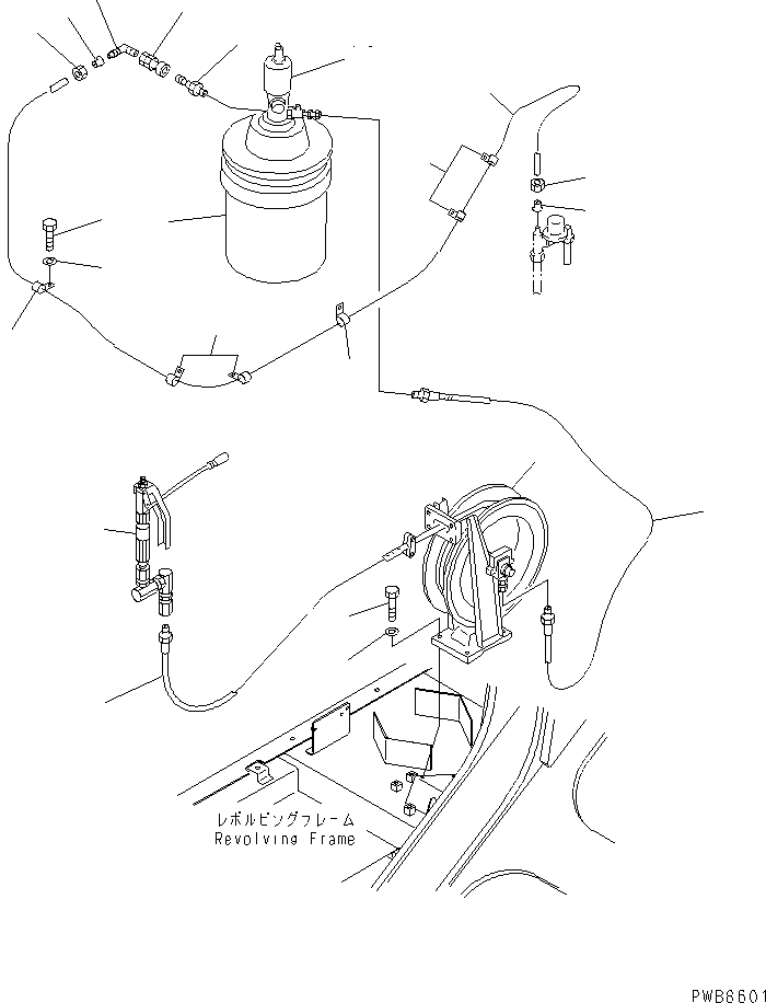 Excavators Komatsu / PC750LC-6K-01 S/N K30001-UP(pc750lcu) / GREASE PUMP(#K30001-K31999)(480010 : W1117-01A0)