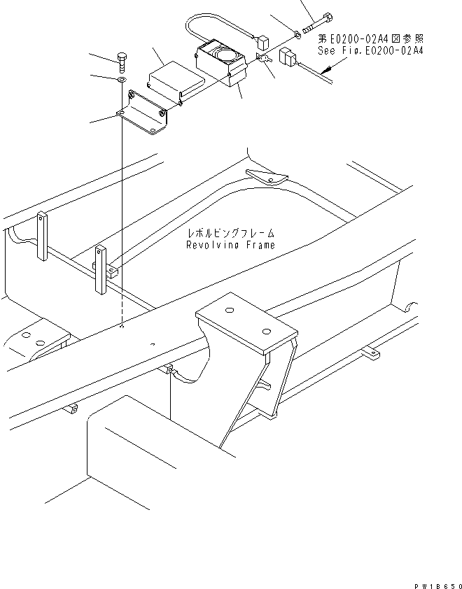 Komatsu parts book diagram for PC750SE-6 S/N 10001-UP (For North America): TRAVEL ALARM(#11001-)