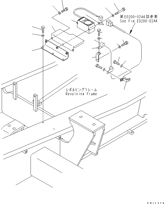Komatsu parts book diagram for PC750SE-6 S/N 10001-UP (For North America): TRAVEL ALARM (WITH WATER SEPARATOR)(#11001-)