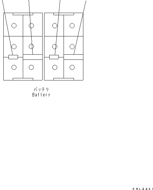 Komatsu parts book diagram for PC750SE-6 S/N 10001-UP (For North America): CAUTION PLATE (BATTERY CAUTION) (SPANISH)(#10292-)