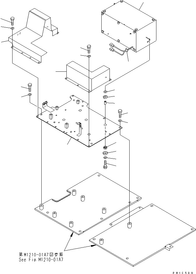 Komatsu parts book diagram for PC750SE-6 S/N 10001-UP (For North America): COLD WEATHER SPEC. (PRE-HEATER)(#11001-)