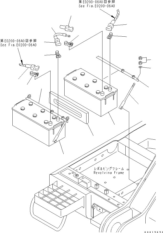 Excavators Komatsu / PC750SE-7K S/N K40001-UP(pc750s3u) / BATTERY(120010 : E0110-01A0)