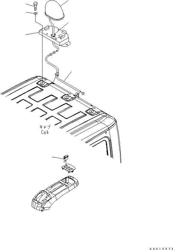 Excavators Komatsu / PC750SE-7K S/N K40001-UP(pc750s3u) / BEACON(120150 : E0201-01A0)