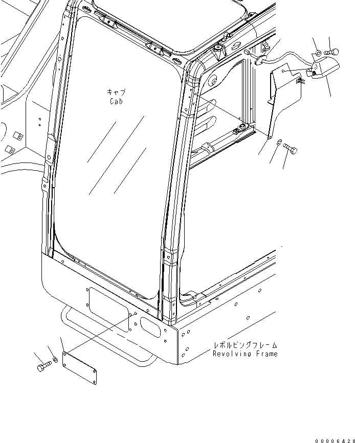 Excavators Komatsu / PC750SE-7K S/N K40001-UP(pc750s3u) / STEP LIGHT(120160 : E0310-01A0)
