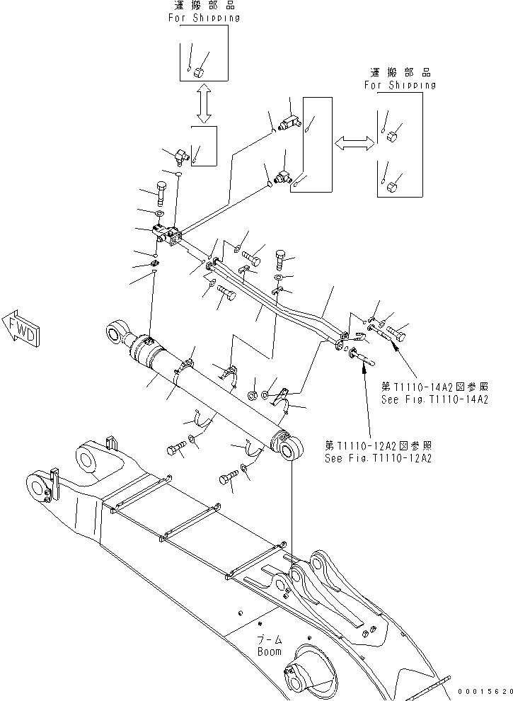 Excavators Komatsu / PC750SE-7K S/N K40001-UP(pc750s3u) / ARM CYLINDER ? L.H. (WITH LOCK VALVE)(360200 : T1140-01A1)