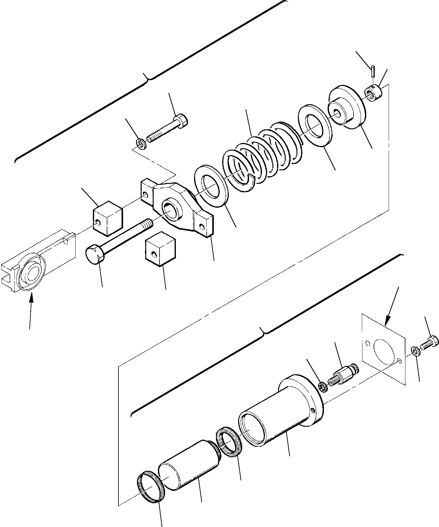 Excavators Komatsu / PC75-1 S/N 5000001-Up(pc75_1) / RECOIL SPRING (FOR RUBBER SHOE)(M3-07-1 : 3220)