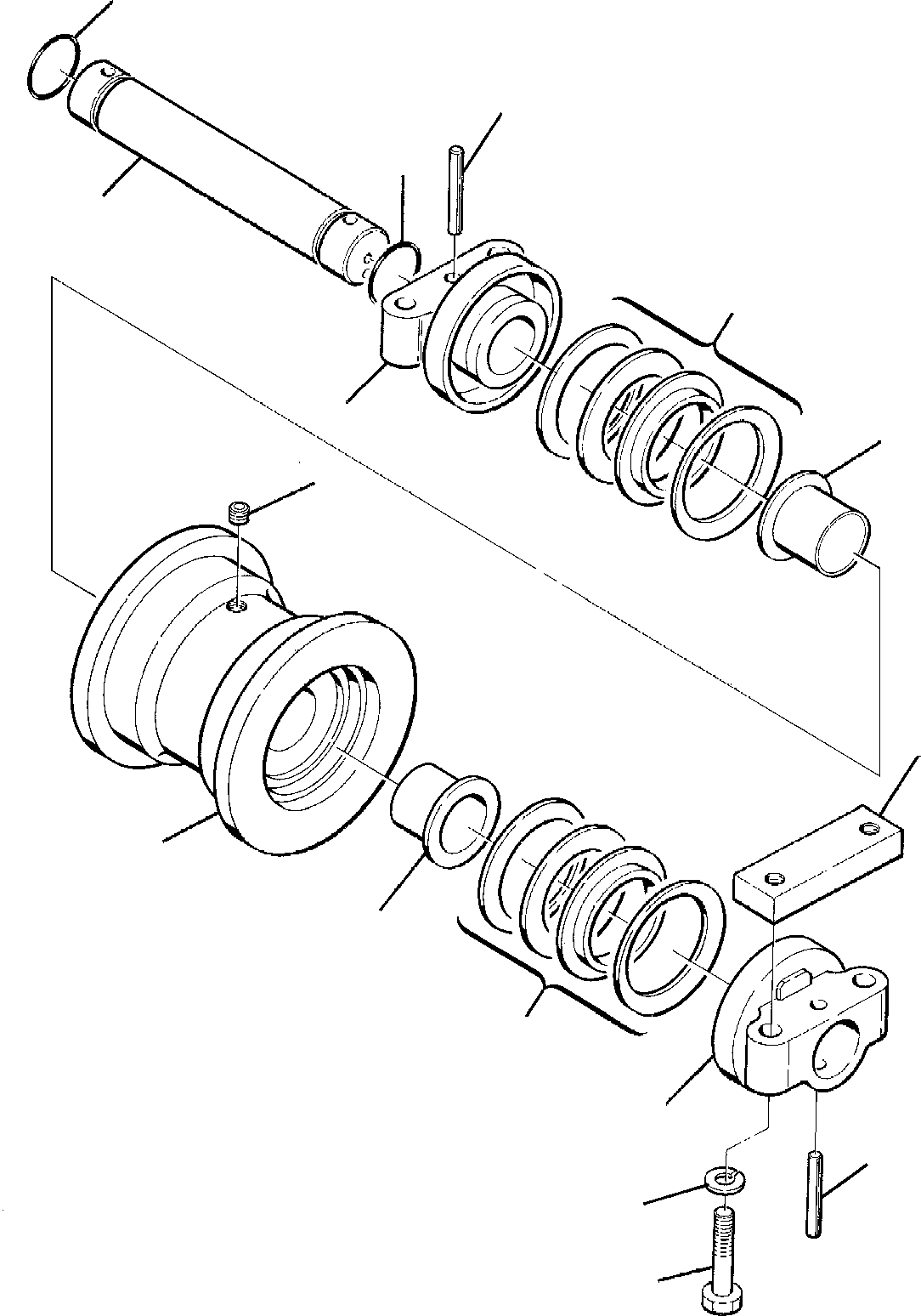 Excavators Komatsu / PC75-1 S/N 5000001-Up(pc75_1) / TRACK ROLLER(M3-09 : 3301)