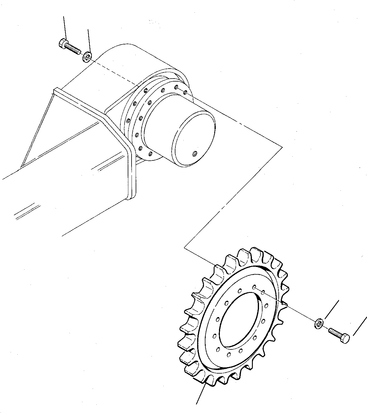 Excavators Komatsu / PC75-1 S/N 5000001-Up(pc75_1) / SPROCKET(M3-12 : 3350)