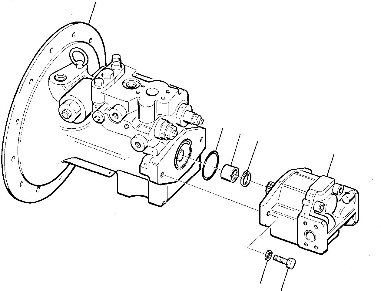 Excavators Komatsu / PC75-1 S/N 5000001-Up(pc75_1) / HYDRAULIC PUMP (1/4)(M6-04 : 6110)